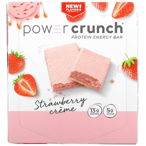 Power Crunch 12 Bar Strawberry Creme