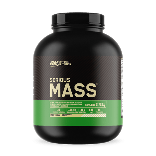 Optimum Nutrition – On Serious Mass 6 lb Banana "Oferta" – Mass Gaine