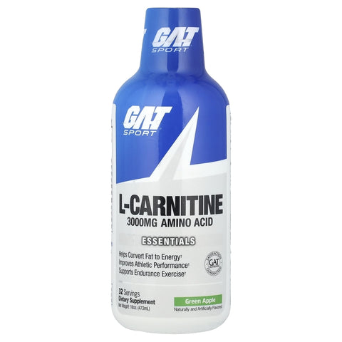 GAT SPORT Gat Sport Ga L-carnitine 3000 16oz Green Apple