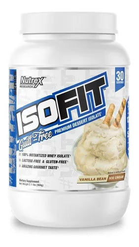 Nutrex Isofit 2.2 Lbs Vainilla Bean Ice Cream