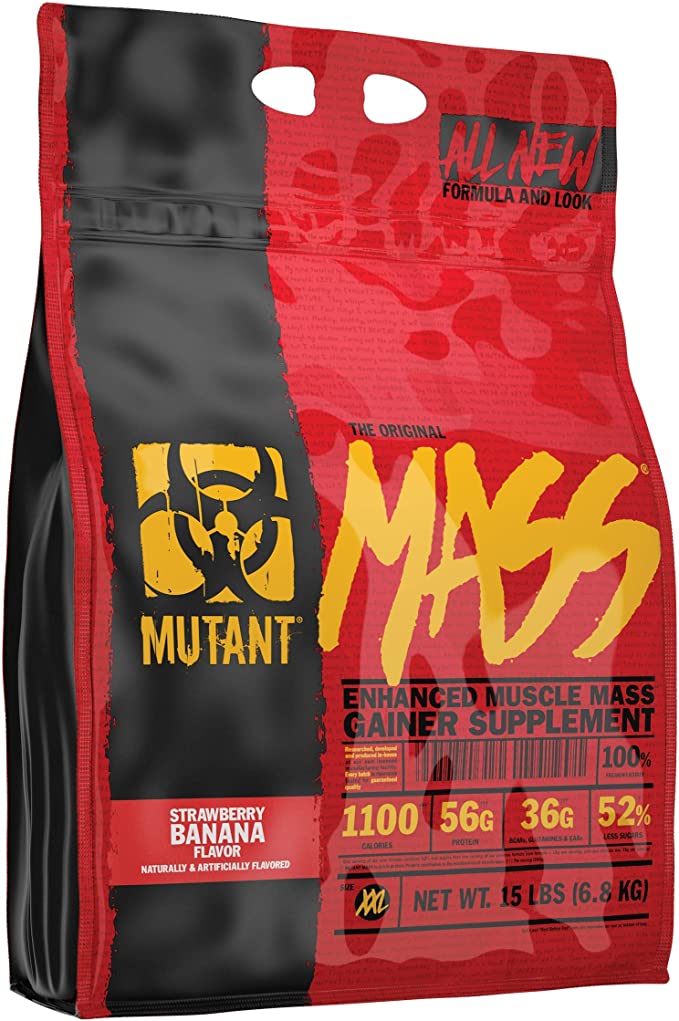 Mutant Mutant Mass 15 Lbs Strawberry Banana