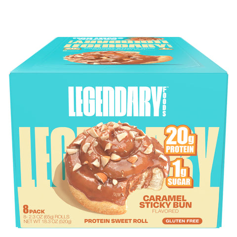 LEGENDARY Legendary Sweet Rolls 8 Pack Caramel Sticky Bun