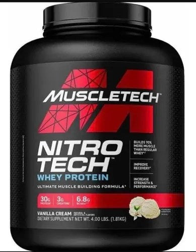 Muscletech – Mt Nitro-Tech Whey Gold 5.03 lb Vainilla French – Proteí