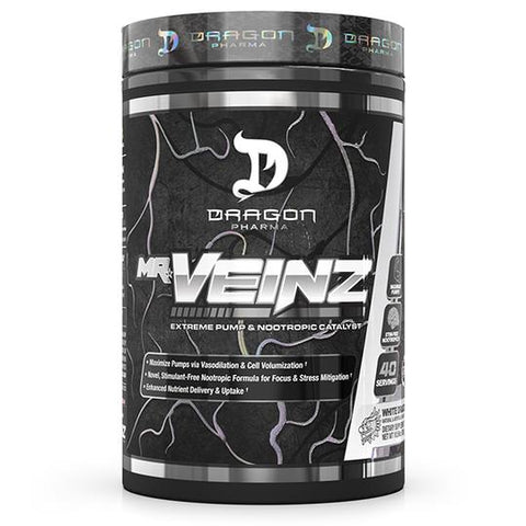 DRAGON PHARMA Dragon Pharma Dragon Mr Veinz Stim Free 40 Servicios Sour Gummy Derek Lunsford "nuevo Sabor"