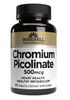 Windmill Health Products Whp Chromium Picolinate 500mg 60ct