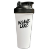 Shaker Insane 22 Oz Blanco Tapa Negra