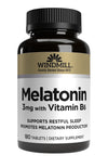 Windmill Health Products Sleep Melatonin 3mg 180 Tabletas