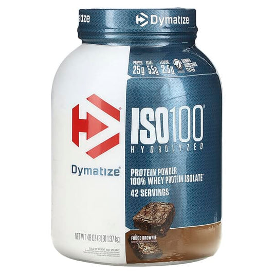 Dymatize Nutrition Iso 100 3 Lbs Chocolate Fudge Brownie