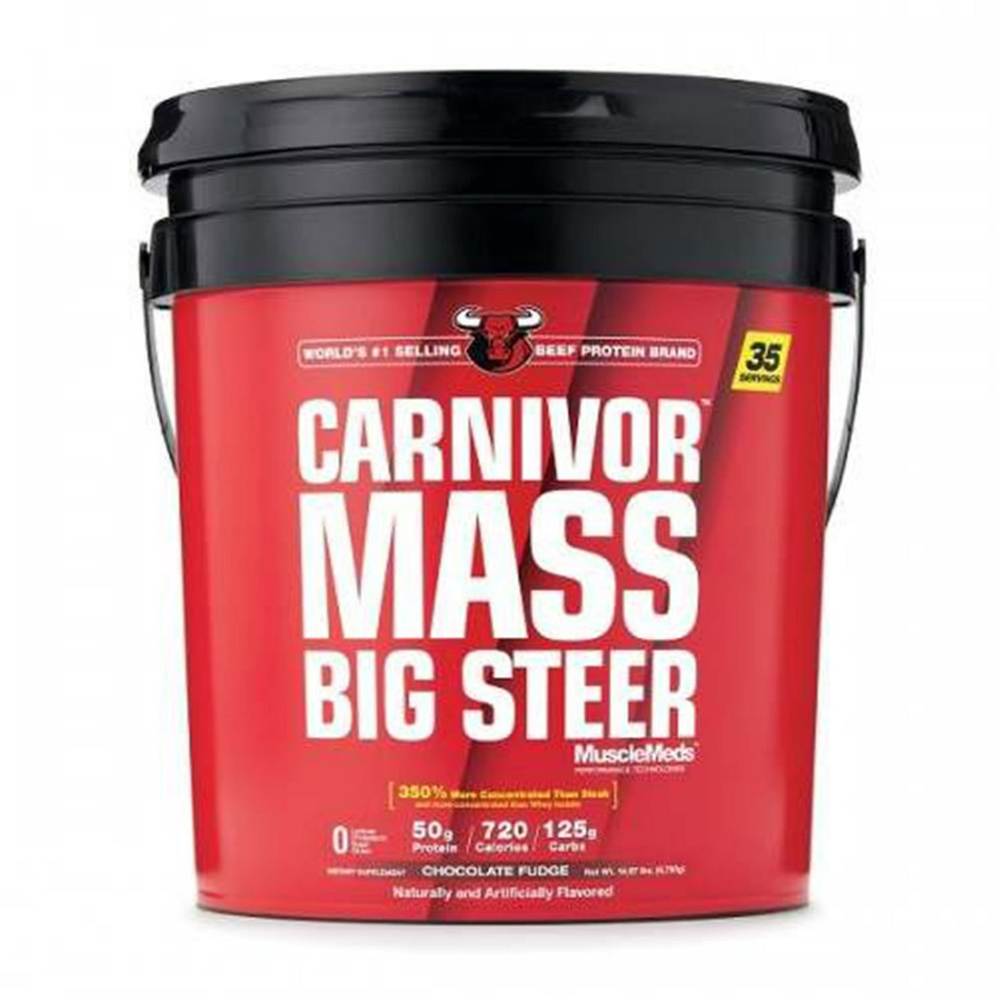 Musclemeds Carnivor Mass Big Steer Bag 15 Lbs Chocolate