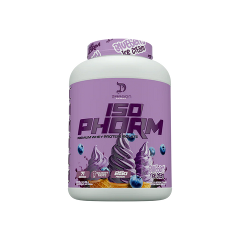 DRAGON PHARMA Dragon Pharma Dragon Isophorm 3.65 Lbs 52 Servicios Blueberry Ice Cream "nueva Presentacion"