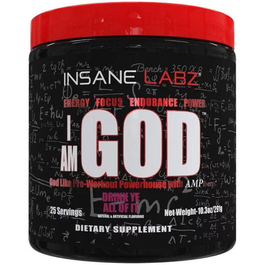 Insane Labz I Am God (25 Serv) Drink Ye All Of It