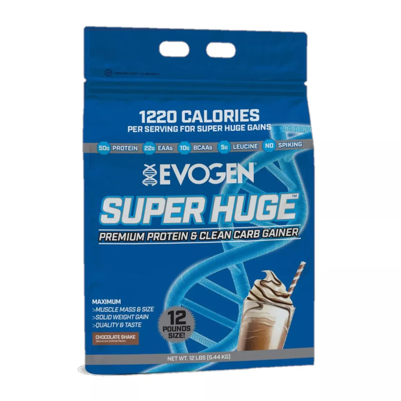 Evogen Nutrition Super Huge Gainer 12 Lbs Chocolate