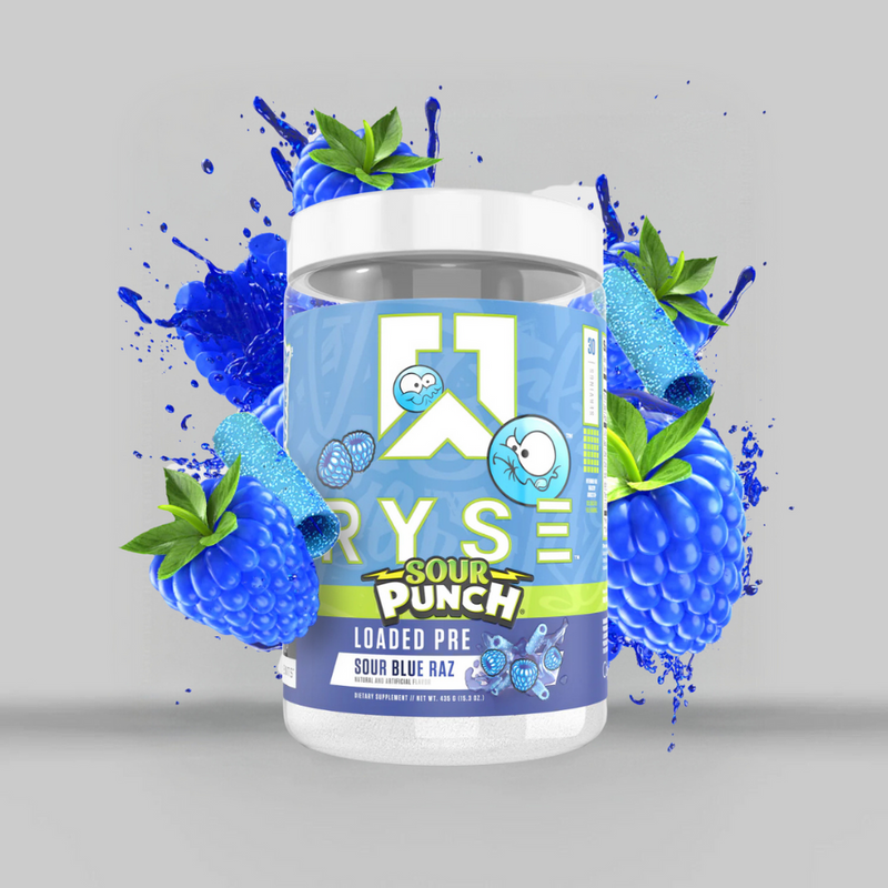 RYSE Ryse Loaded Pre 30 Servicios Sour Punch Blue Raz