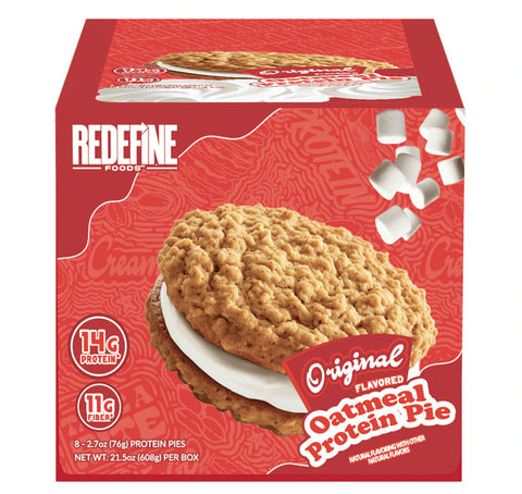 Redefine Oatmeal Protein Pie 8 Ct Box Original