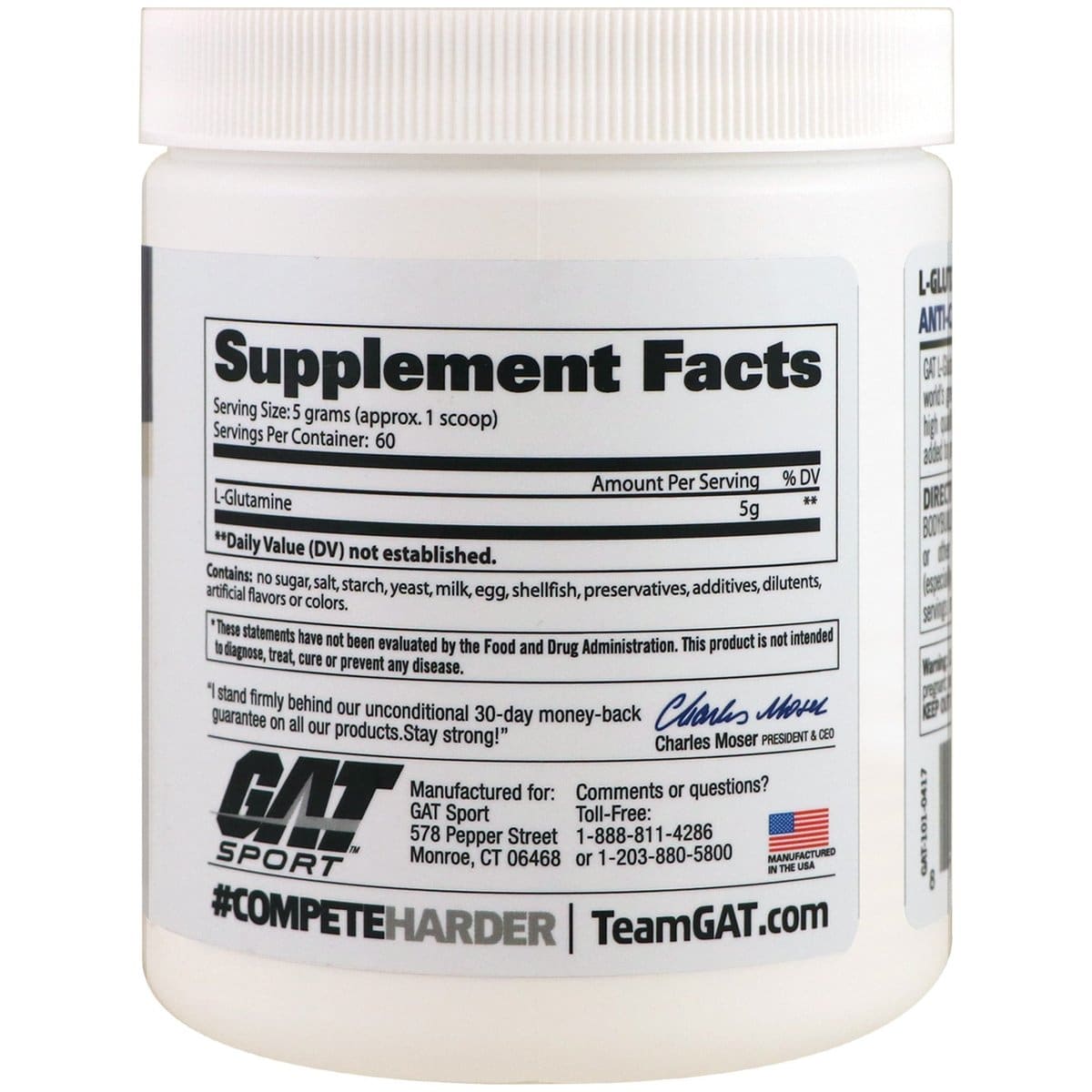 Gat Sport Glutamine 300 Grs