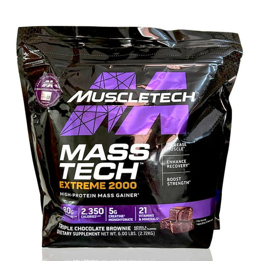 Muscletech Mass-Tech 6 Lbs Xtreme 2000 Triple Choco Brownie