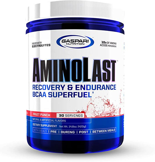 Gaspari Nutrition Aminolast 30 Serv Fruit Punch