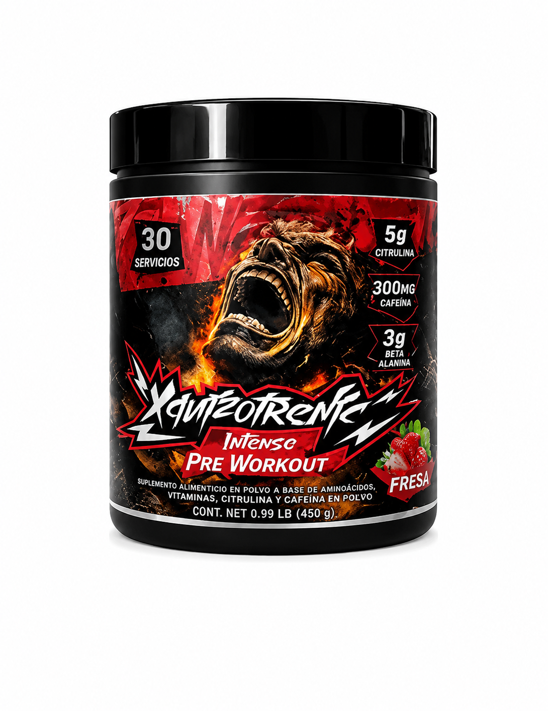Psychozis Xquizofrenik Pre Workout 450 g Mango Nuevo