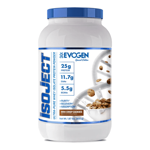 EVOGEN NUTRITION Evogen Nutrition Evo Isoject 1.87 Lbs Mini Crisp Cookies