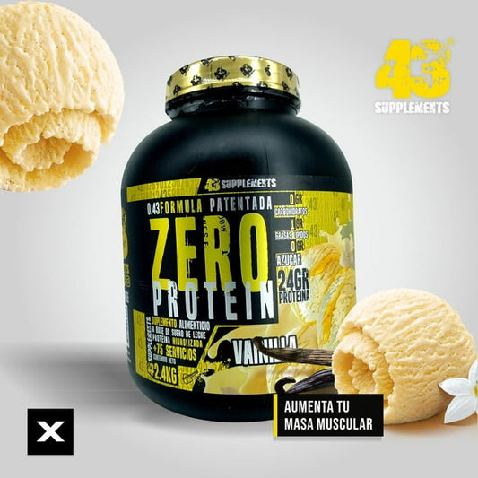 43 Suplements Zero Protein Vainilla 5.29 Lbs