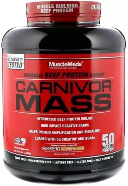 MMD CARNIVOR MASS 6 LBS CHOCOLATE PEANUT BUTTER *OFERTA*