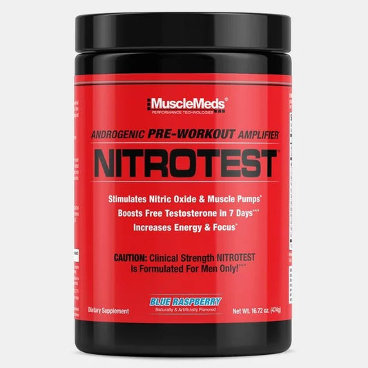 Musclemeds Nitrotest 30 Serv Blue Raspberry