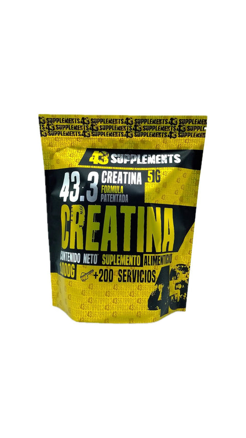 43 SUPLEMENTS 43 Suplements 43 Creatina Bag 1 kg