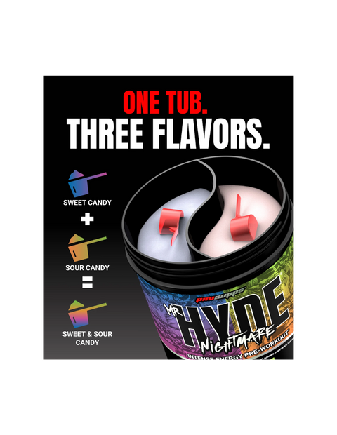 Prosupps Mr Hyde Nightmare 40 Servicios Dual Flavor Sweet & Sour Candy