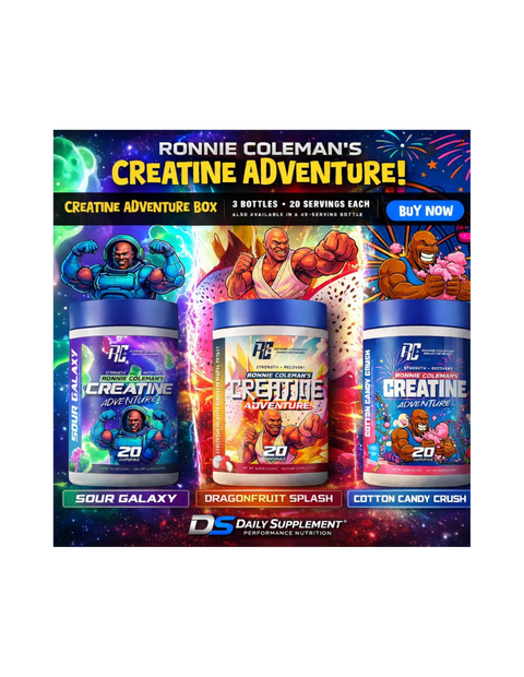 RONNIE COLEMAN Ronnie Coleman Ronnie Creatine Adventure 45 Servicios Cotton Candy Nuevo
