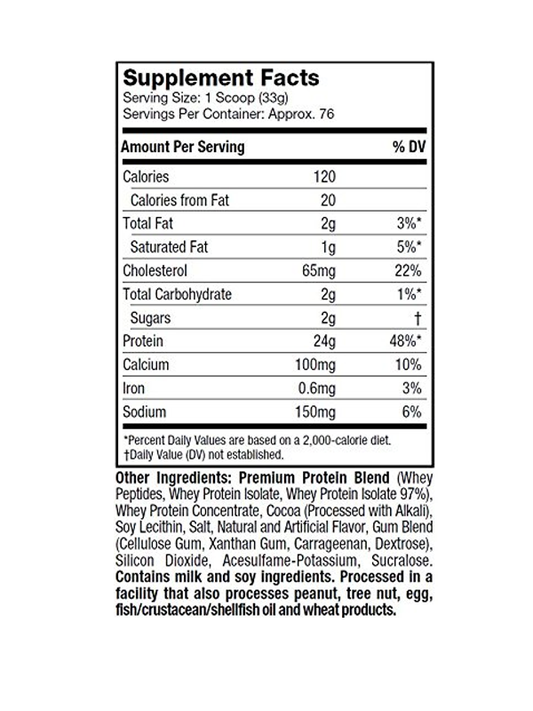 Muscletech Nitro-Tech Whey Gold 5.03 Lbs Double Rich Chocolate