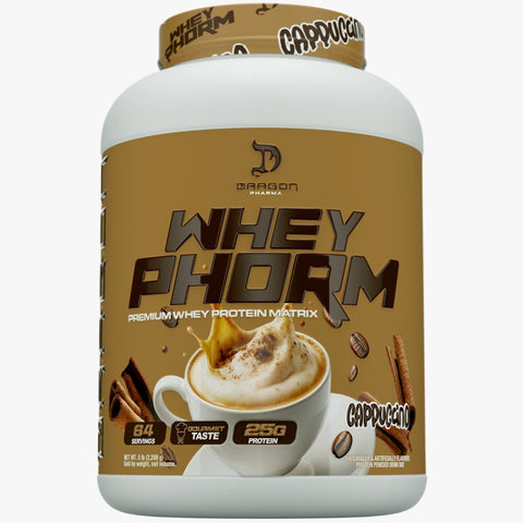 DRAGON PHARMA Dragon Pharma Dragon Wheyphorm 4.08 Lbs 52 Servicios Cappuccino "nueva Presentacion"