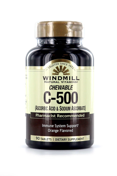 Windmill Health Products Whp C-500 Mg Masticable 90 Ct