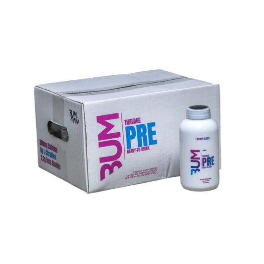 Raw – Bum Thavage Rtd Pwo 12 oz/ 12 Paquete Berry Blast – Suplementos