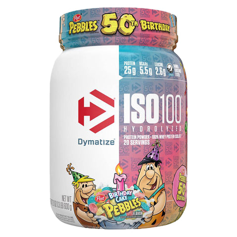 DYMATIZE NUTRITION Dymatize Nutrition Dym Iso 100 1.3 Lbs 20 Servicios Birthday Cake Pebbles