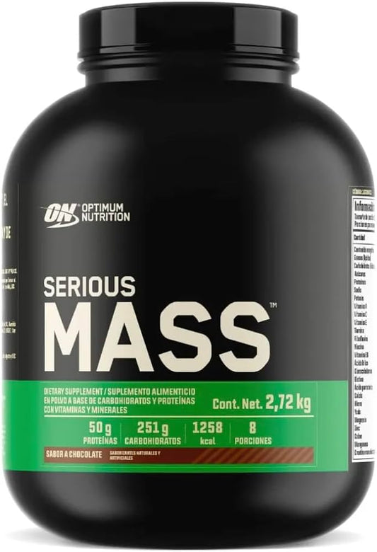 Optimum Nutrition Serious Mass 6 Lbs Chocolate