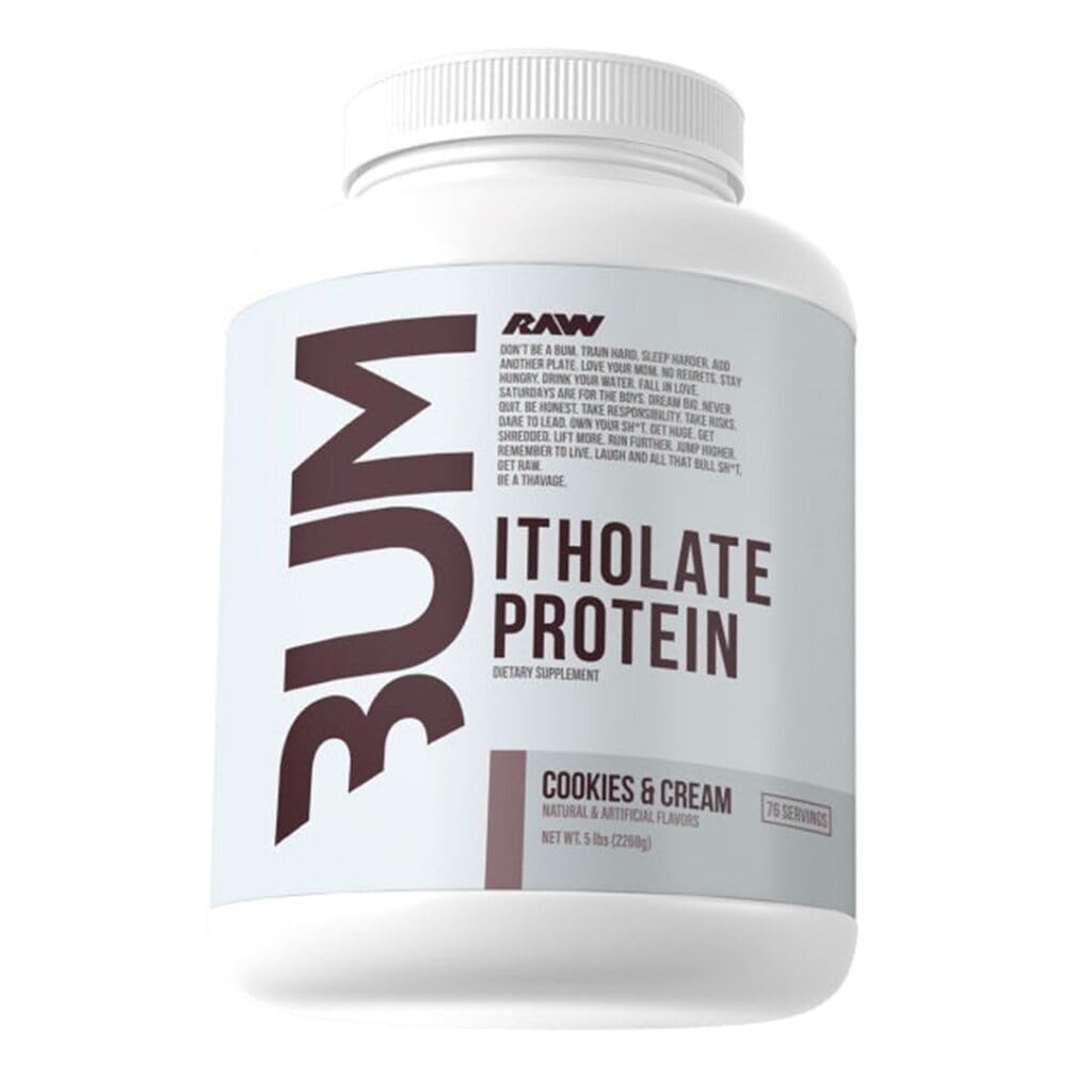 Raw – Cbum Itholate 5 lb Cookies & Cream – Creatina – Rendimiento