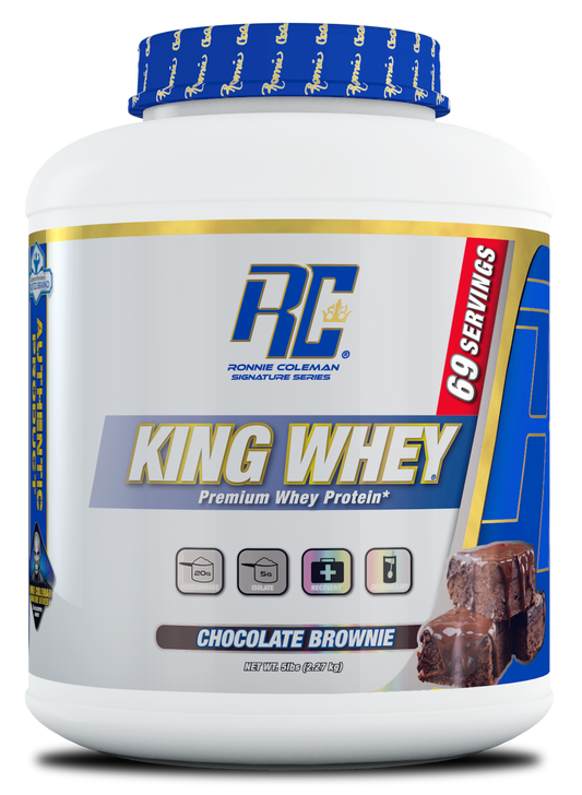 Ronnie Coleman – Ronnie King Whey 5 lb Chocolate Brownie *Oferta* – P