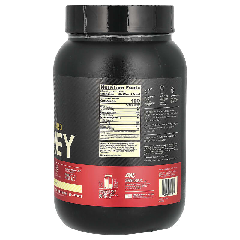 ON 100% WHEY GOLD STD 2 LBS VAINILLA *OFERTA*