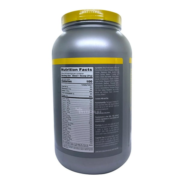 Natures Best Isopure Zero Carb 3 Lb Banana