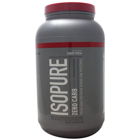 Natures Best Nb Isopure Zero Carb 3 Lbs Strawberries