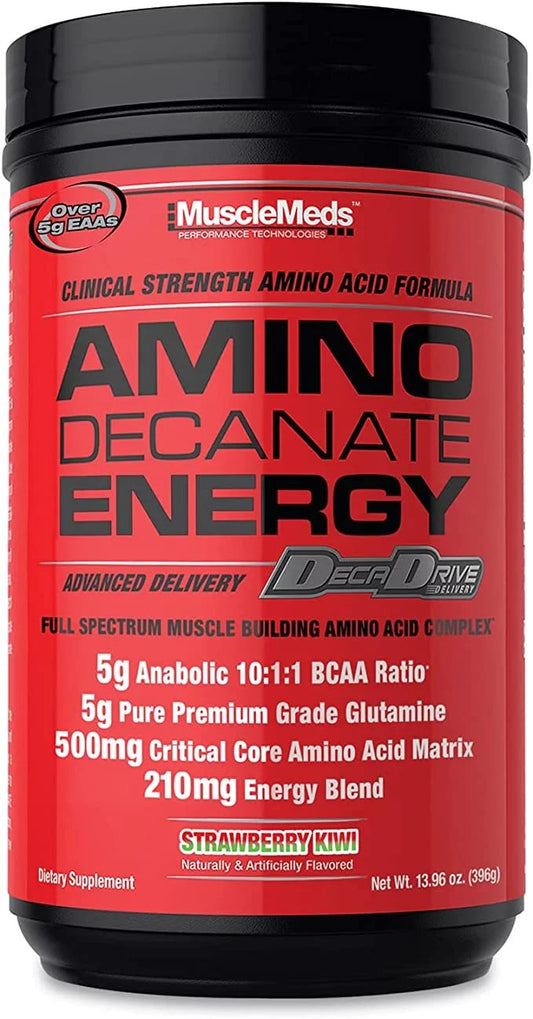 Musclemeds Amino Decanate Energy 30 Serv Strawberry Kiwi