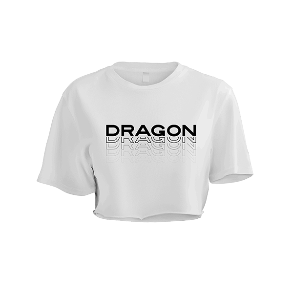 Dragon Pharma Fallout Oversized Crop Top White (Xl)