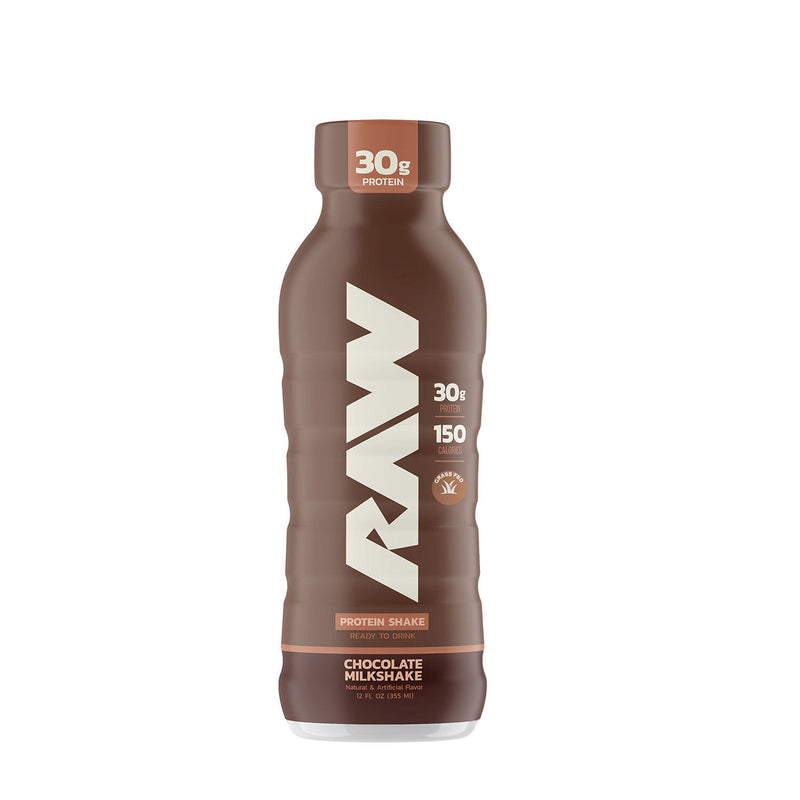 RAW Raw Protein Rtd 12 Oz/12 Pack Chocolate Milkshake