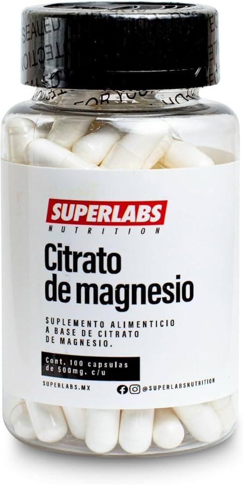 Citrato De Magnesio 100 Capsulas