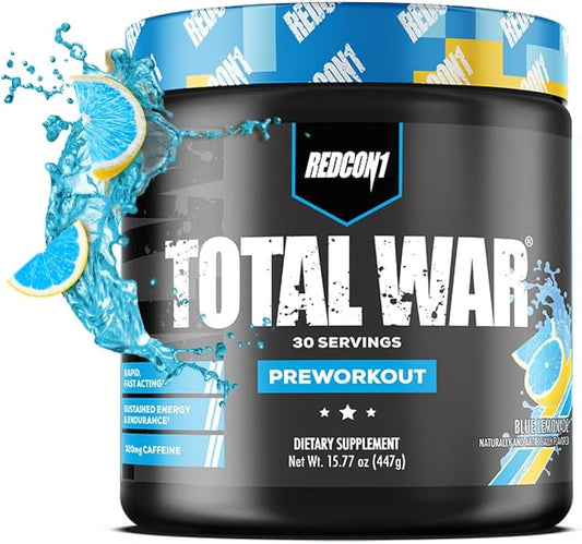 Redcon1 Total War Pre-Work 30 Serv Blue Lemonade