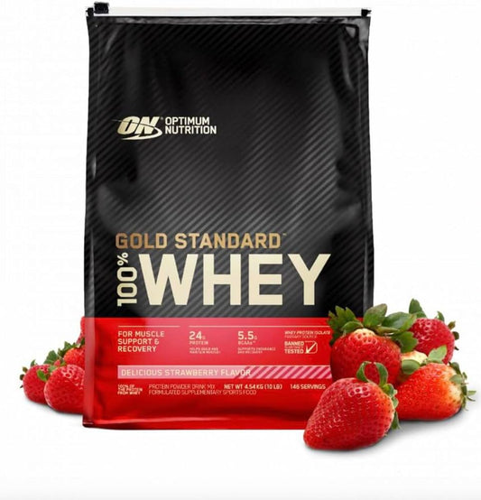 ON 100% WHEY GOLD STD 10 LBS STRAWBERRY