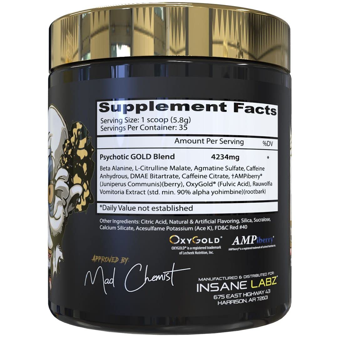 INS PSYCHOTIC GOLD (35 SERV) FRUIT PUNCH