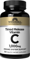 Windmill Health Products Timed Release Vitaminc 1000mg 180 Tabletas