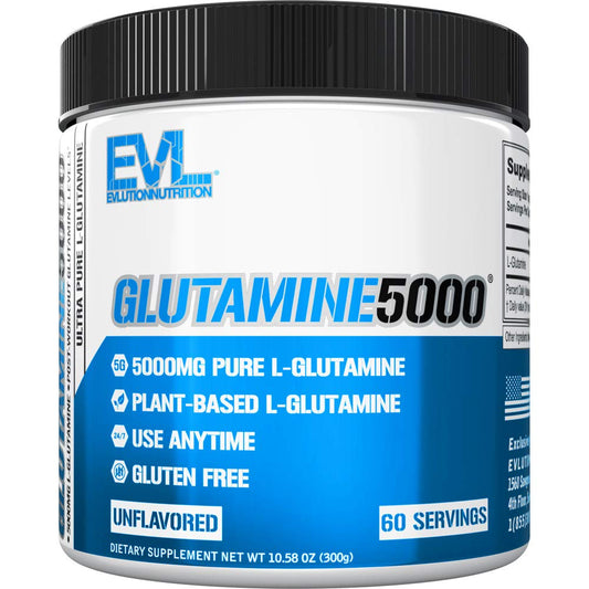 Evl Nutrition Glutamine 5000 60 Serv