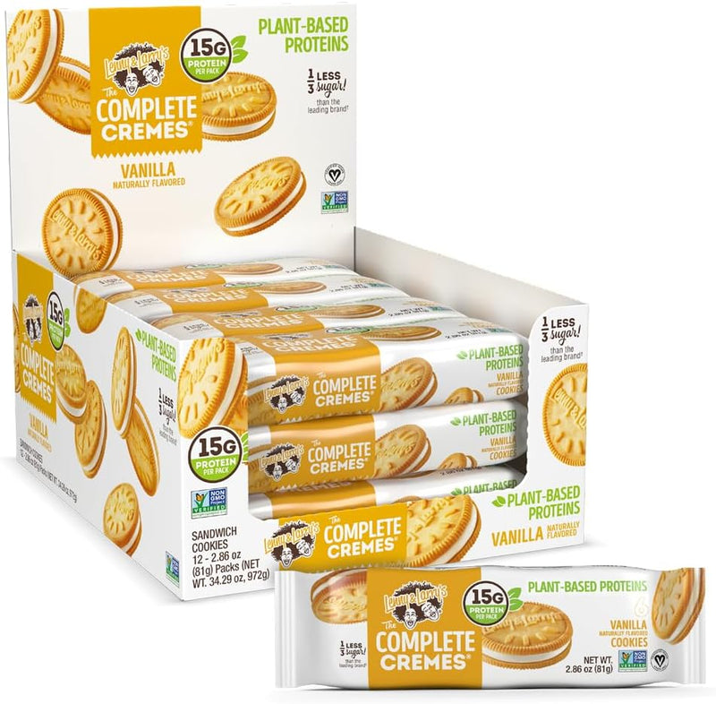 LENNY & LARRYS Lenny & Larrys L&l Complete Creme 12 Packs X 6 Cookies Vainilla